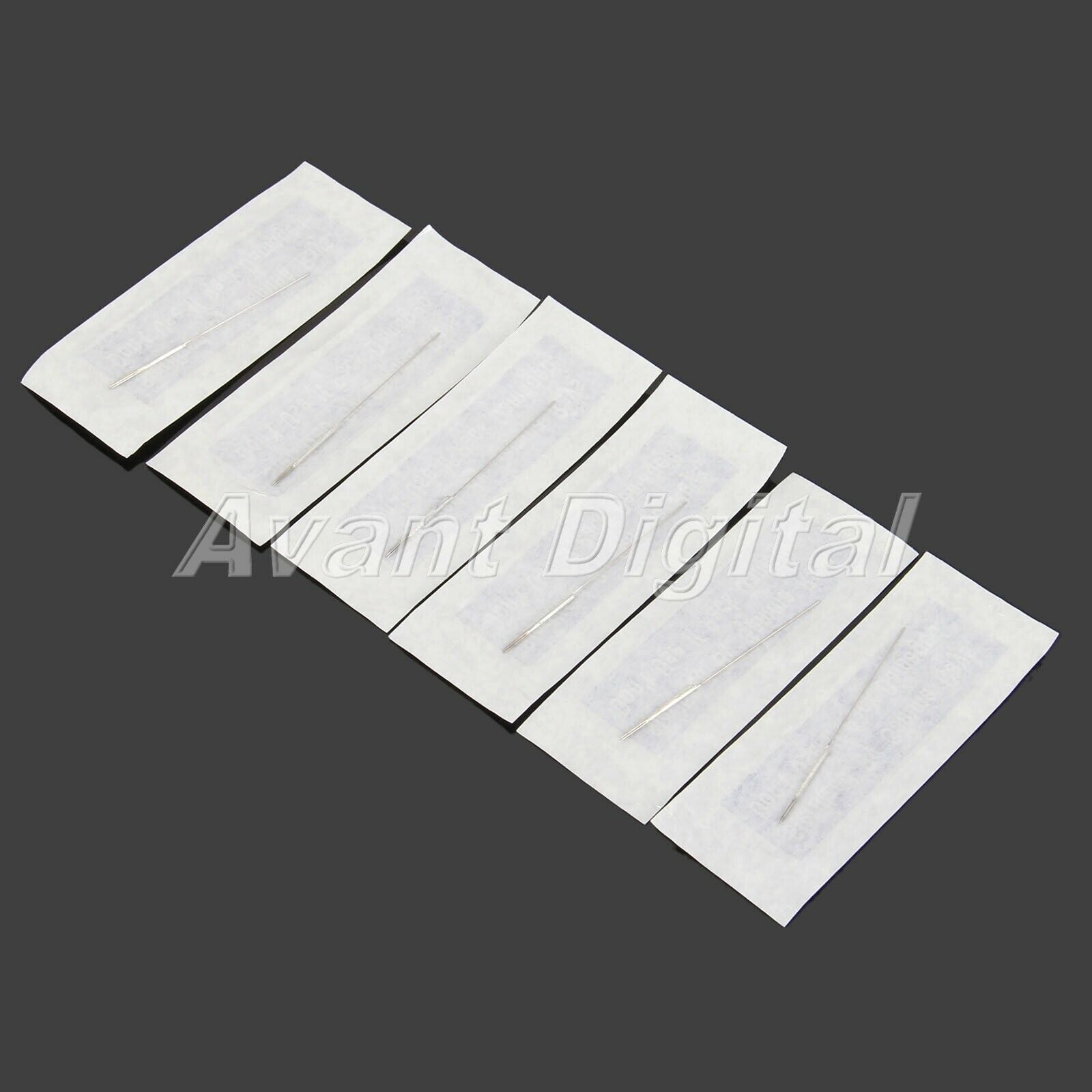 50x Disposable Permanent 5R Eyebrow Tattoo Microblading Needles Stainless Steel