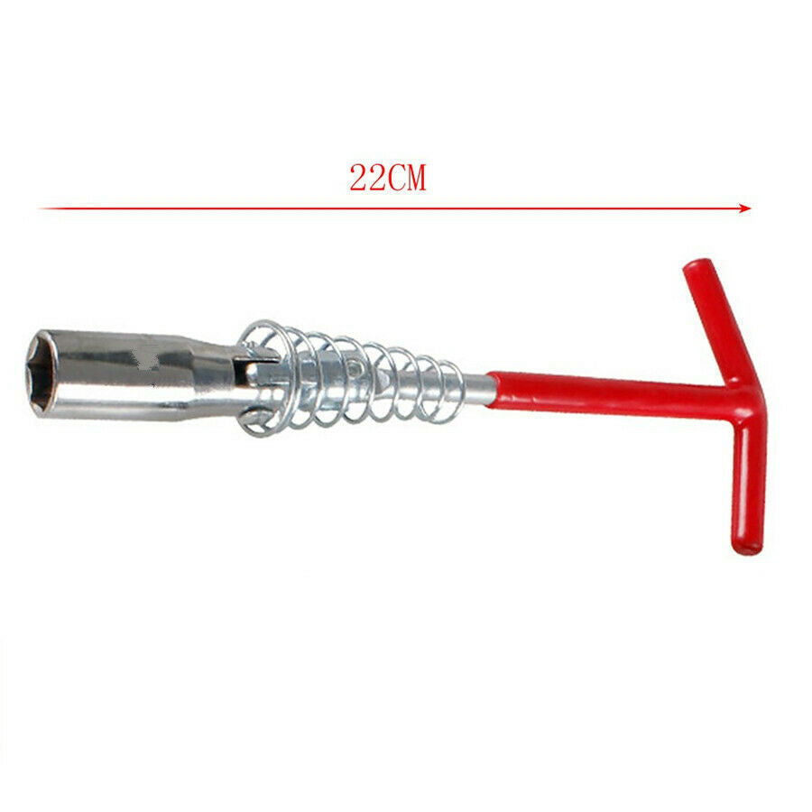 16mm Spark Plug Removal Tool  T-Bar T-Handle Flexible Spanner Socket Wrench 4-16