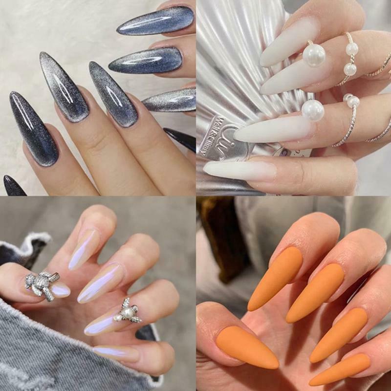 Graduation Nail Art Quick Light Therapy Crystal Extended Nail Sheets 100 Pieces