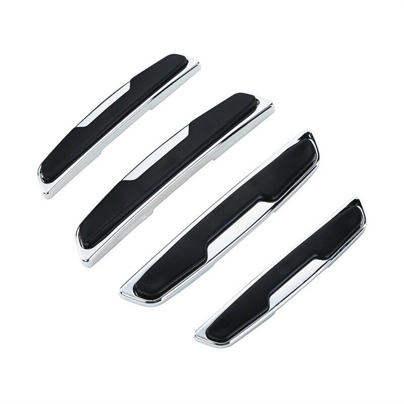 4 Pcs Car Door Edge Guards Anti-rub Trim Molding Strip Scratch Protector Black