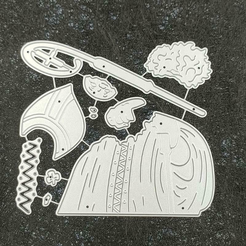 Santa Claus Metal Cutting Dies Stencil DIY Scrapbook Album Paper Card Template