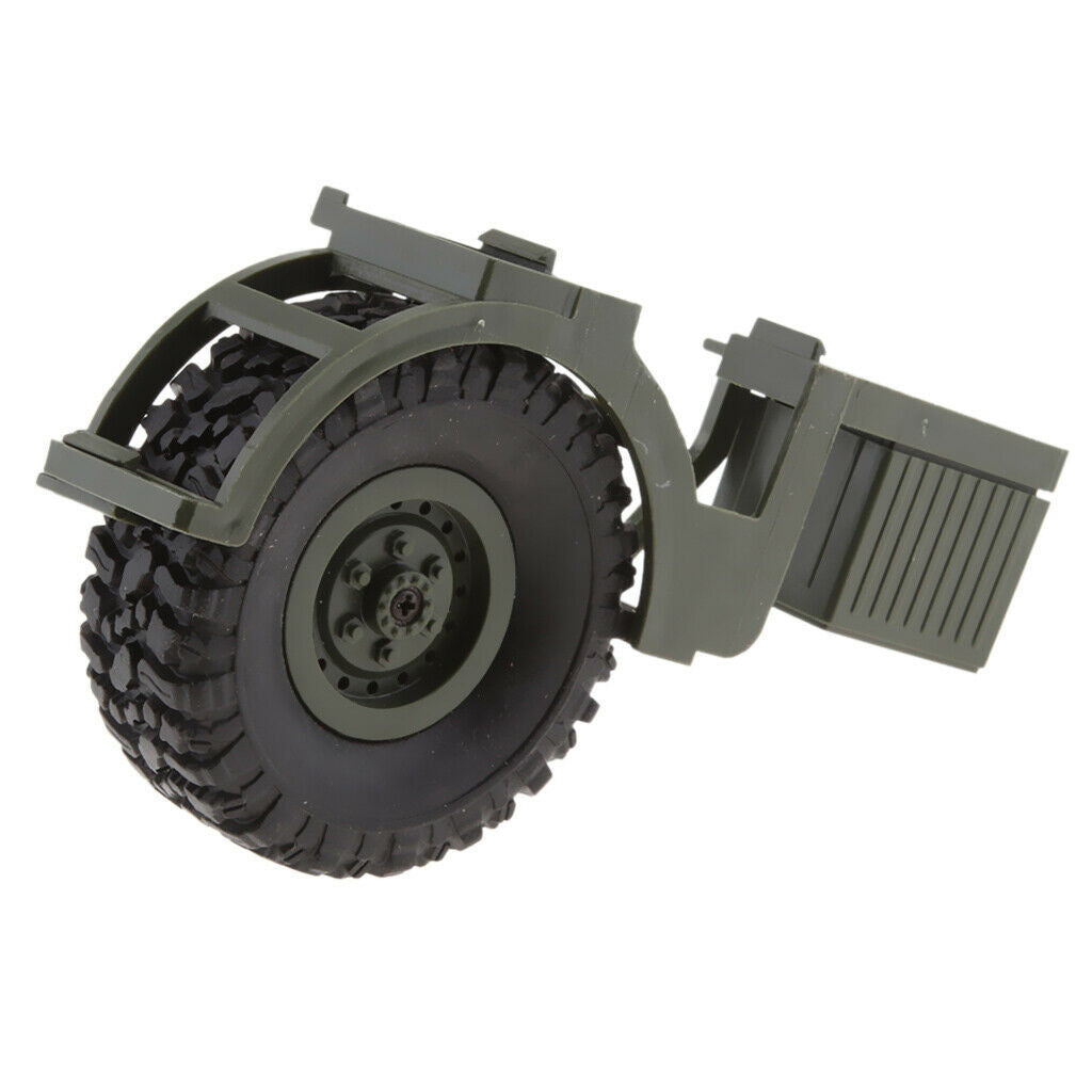 rc replacement tire w / tank for wpl 1/16 b36 b36 b36k b36kit military truck