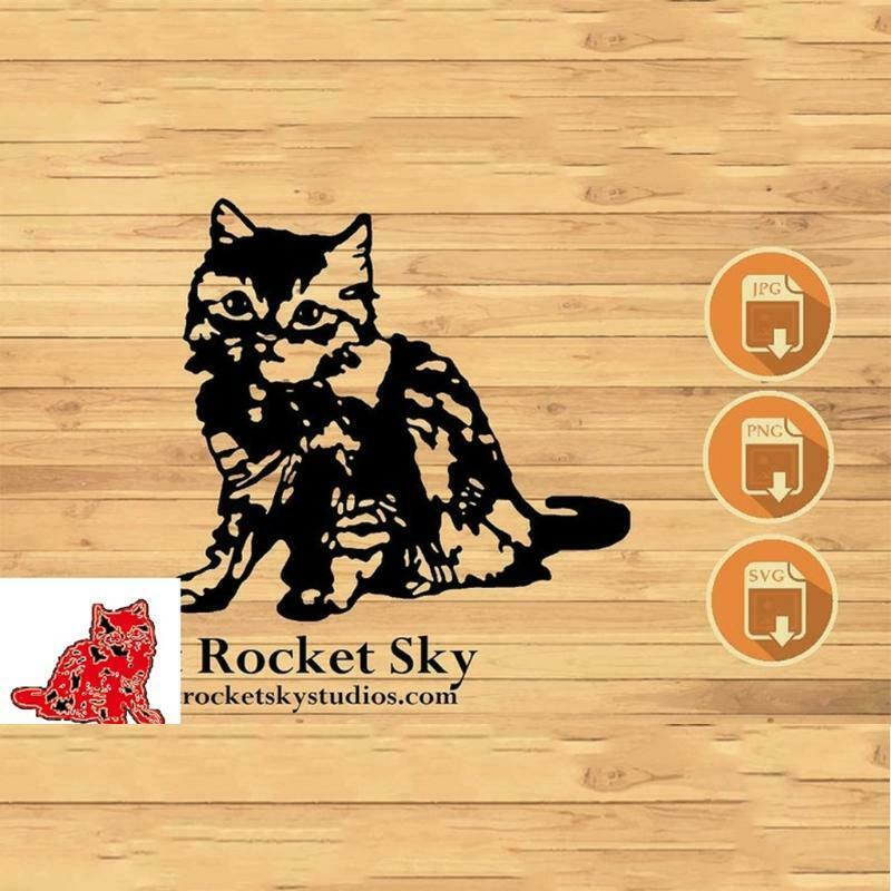 Cute Cat Metal Cutting Dies Stencil DIY Scrapbooking Album Paper Card Template