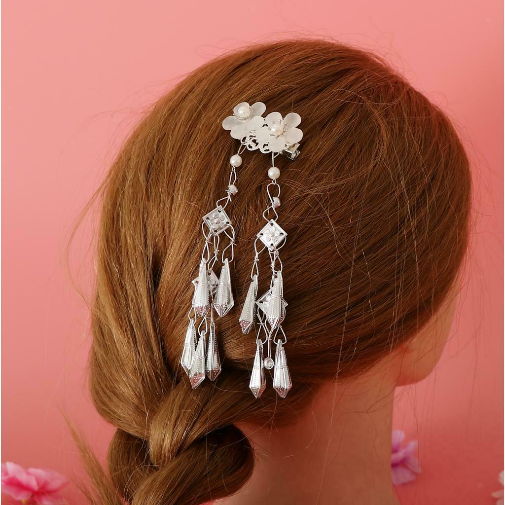 2pcs Classic Flower Hair Clip Hair Accessories