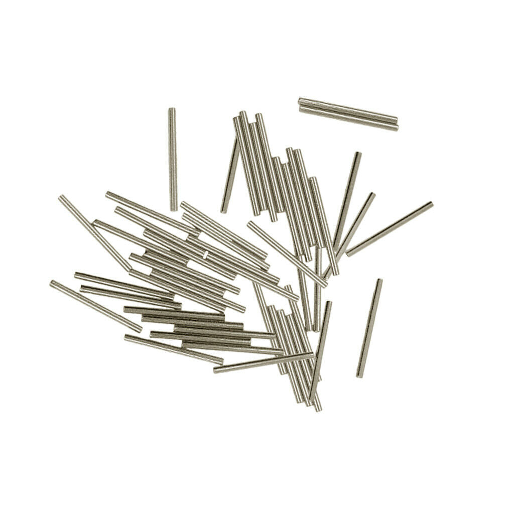 50Pcs Brass Smooth Straight Tube Spacer Beads For Jewelry Making Roses