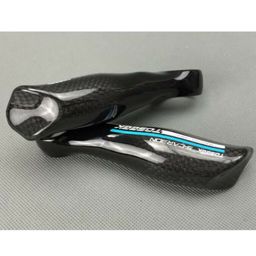 Mountain Bike Bicycle Auxiliary Handlebar Aluminum Handle Grips End blue
