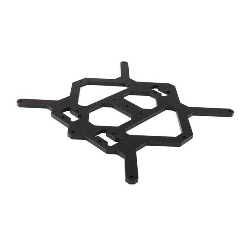 1Set Black Aluminum Profile Y Cage Z Bottom Plate Extrusion Profile with 3Pcs E8