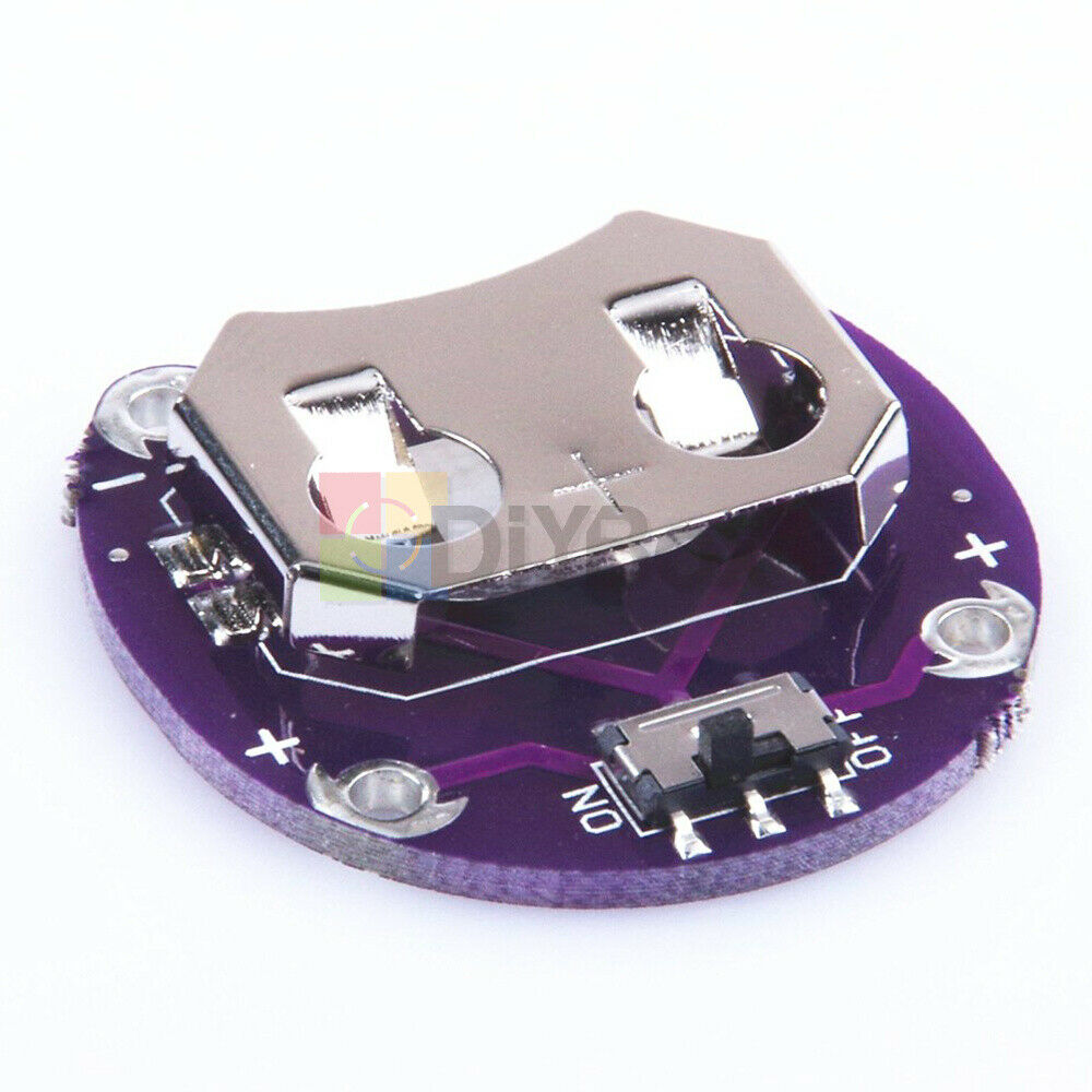 5PCS Fits CR2032 LilyPad Coin Cell Battery Holder Module for Arduino
