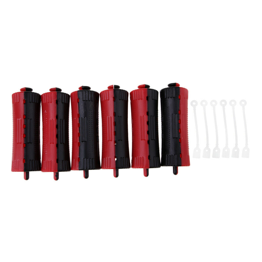 6 Pieces Hair Grip Curlers Rollers Salon Hairdressing Styling Tool 9.6x3.1 cm