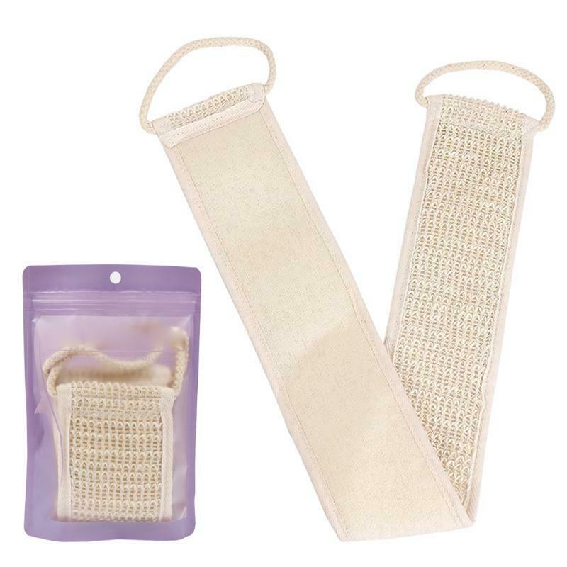 Multifunctional Soft Cotton Linen Body Cleaning Back Scrubber Bathroom Tool