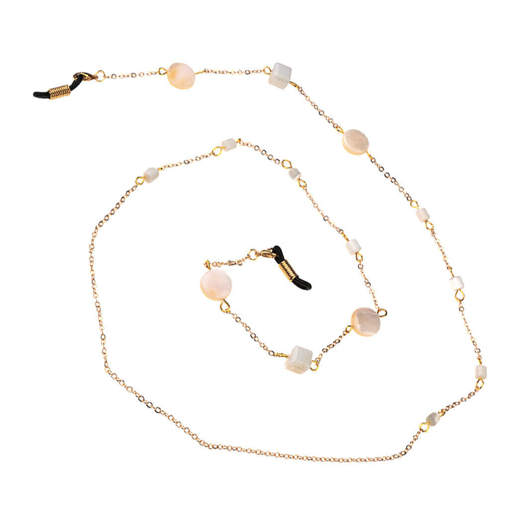 2x Exquisite Sunglasses Necklace Cord Delicate Sunglasses Spectacles Chain