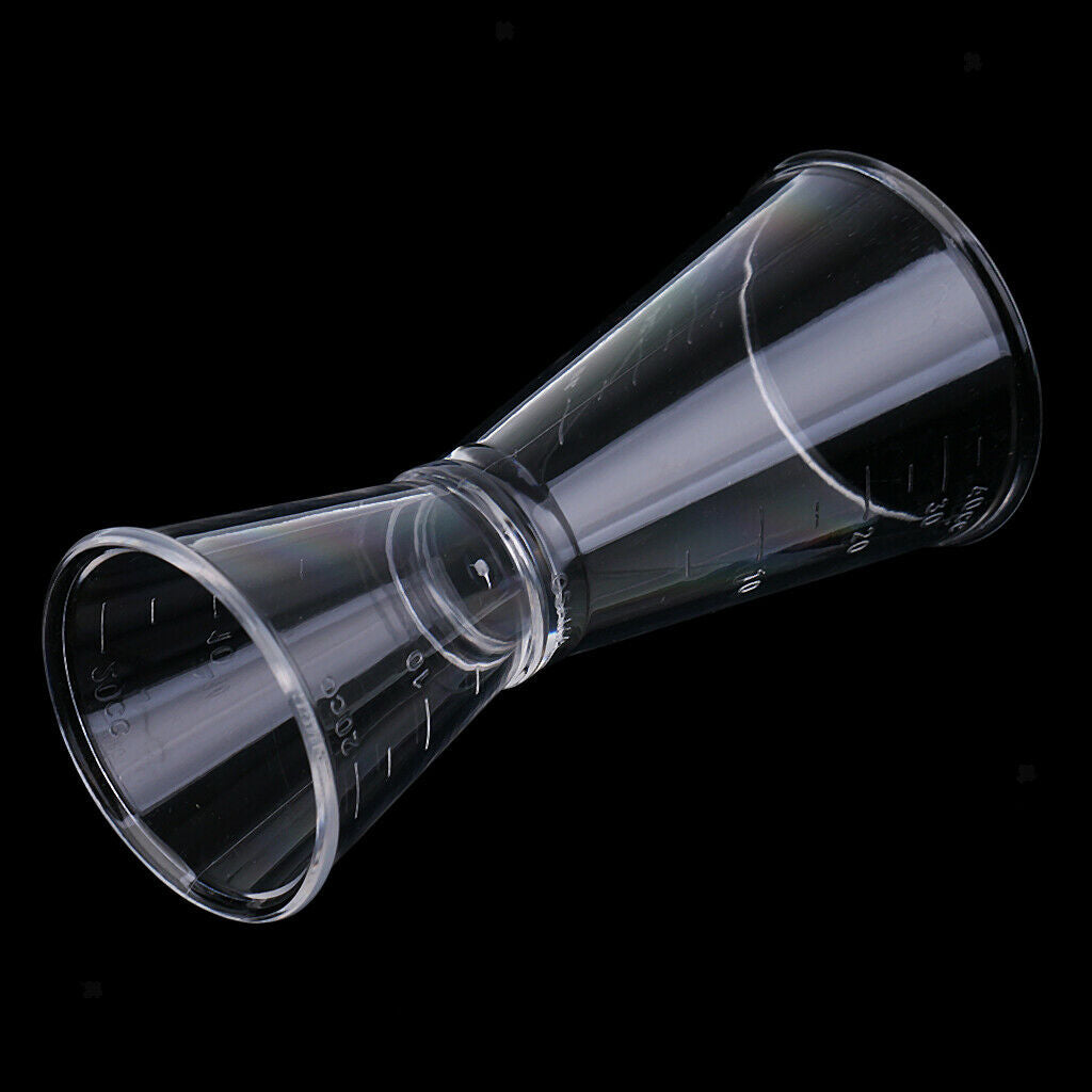 2 Piece Jigger Single Double Cocktail Wine Drink Measuring Cup for Bar Party