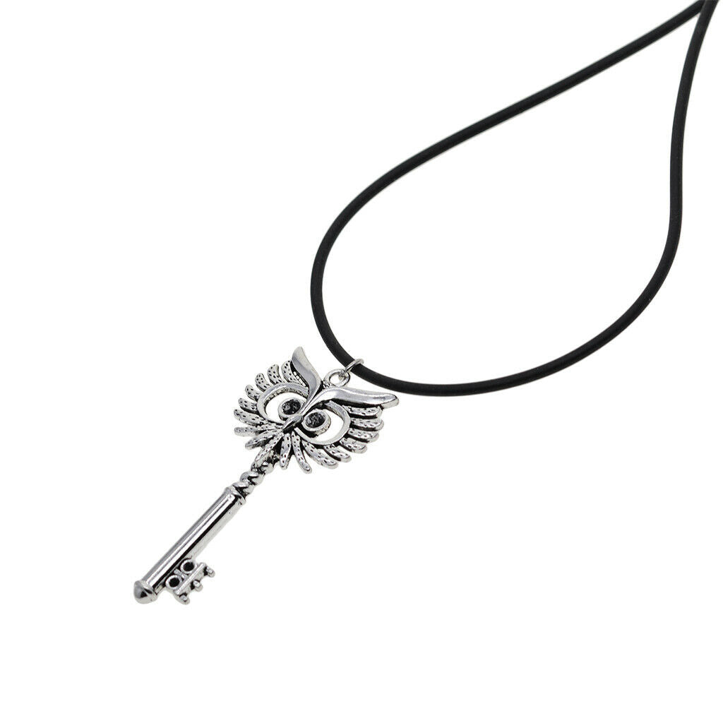 10pcs Owl Key Shape Charms Pendants Findings for DIY Necklace Jewelry Making