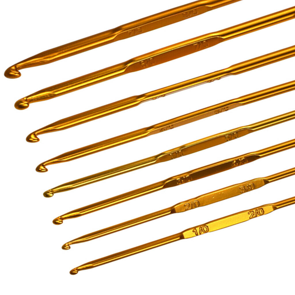 8Pcs Crochet Hooks Crochet Needle for DIY Knitting Blankets Weave Craft