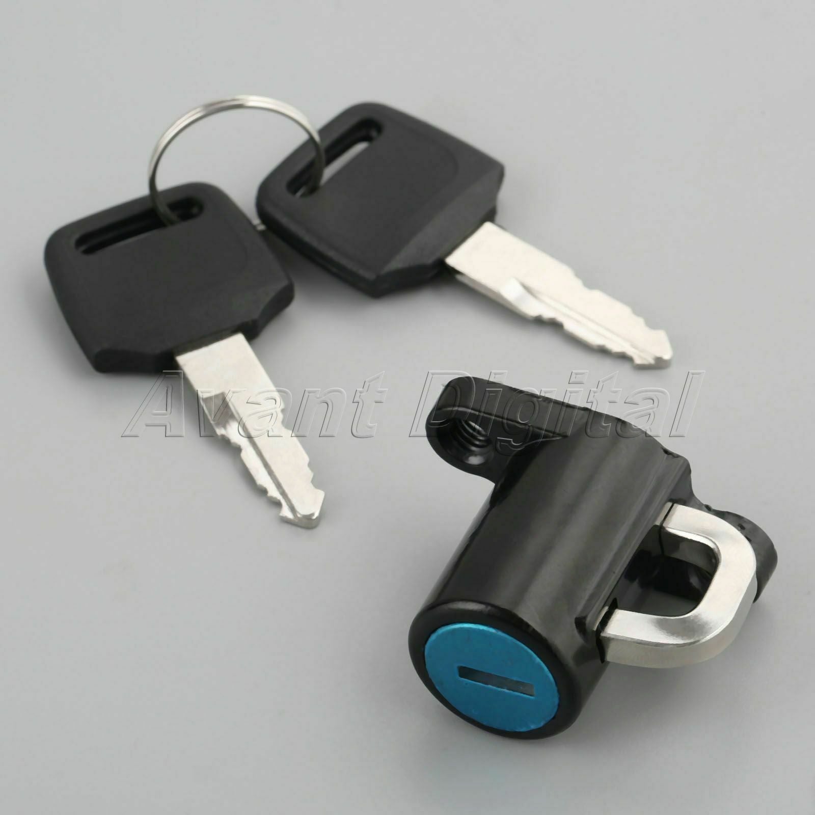 Universal Motorcycle Motorbike Scooter Helmet Lock Hanger Hook + 2 Keys Aluminum