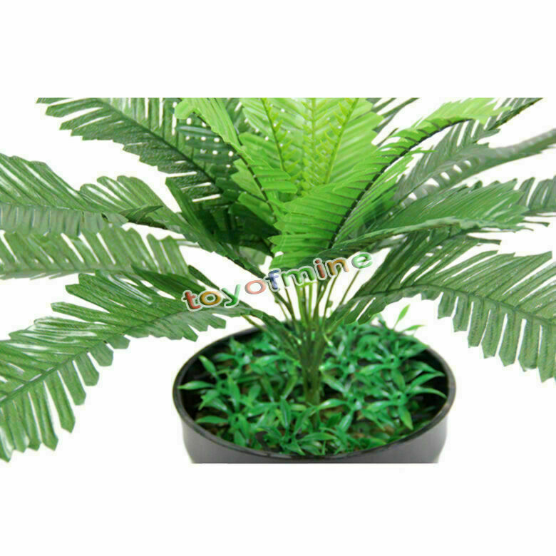 Lifelike Large Artificial Silk Boston Fern Bush Potted Plant Tree Home Decor