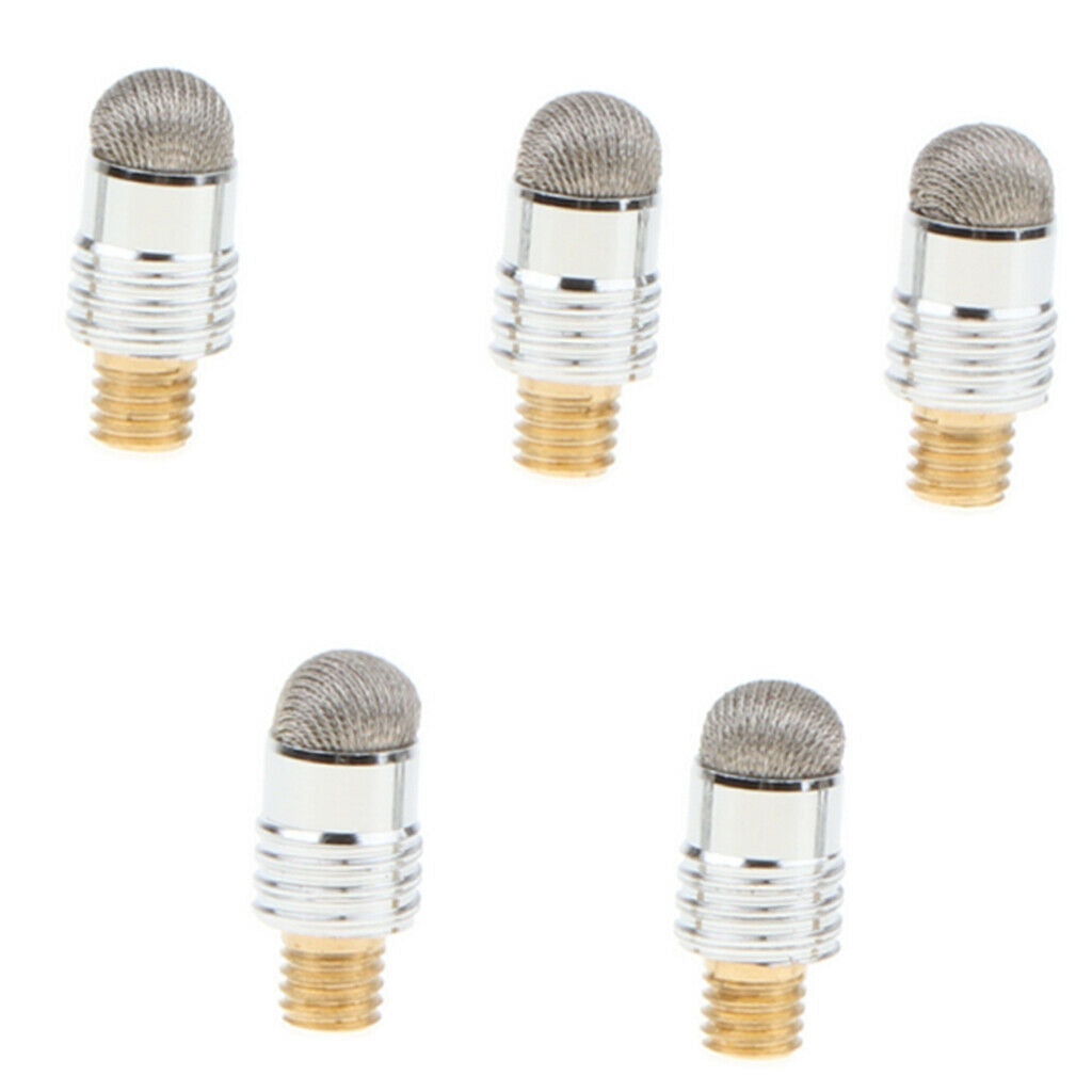 5 Pieces 2 in 1 Replacement Fiber Tips for Capacitive Stylus Pens Dia 6.0mm