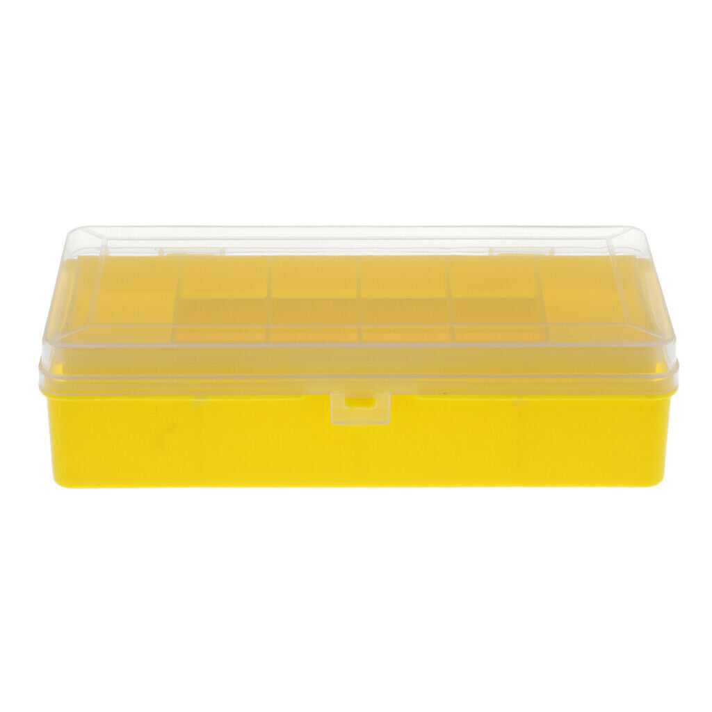 Plastic Fishing Lure Tackle Box Double Layer Spinner Bait Hooks Storage Case