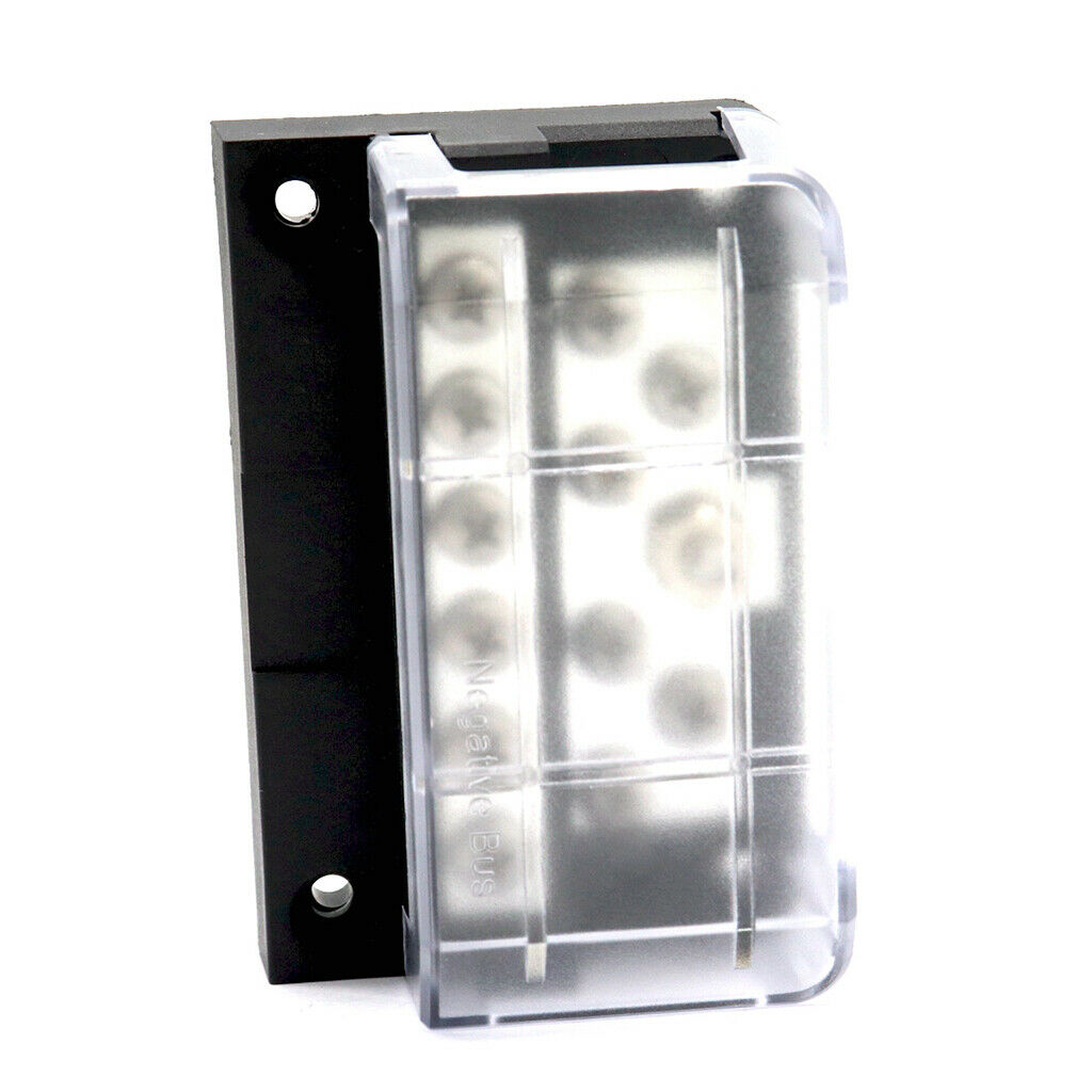 12 Position M5 Stud Bus Bar Terminal, Power and Ground Junction Distribution