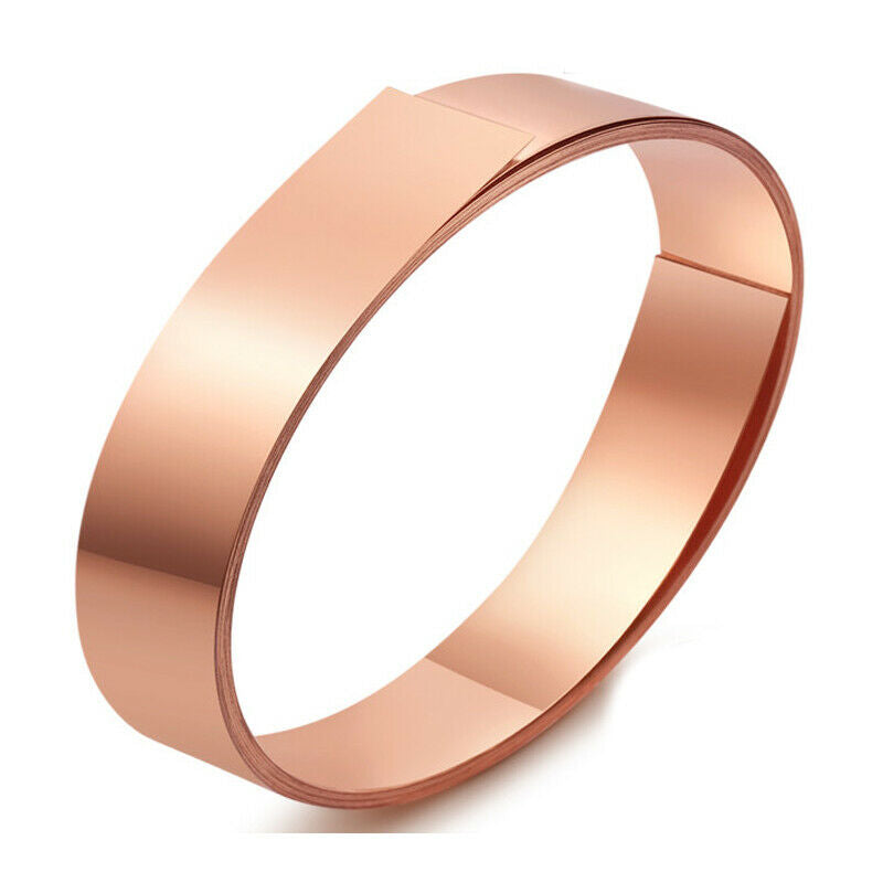 1pc 0.5mm x 20mm x 1Meter 99.9% Pure Copper T2 Cu Metal Sheet Foil Plate Strip