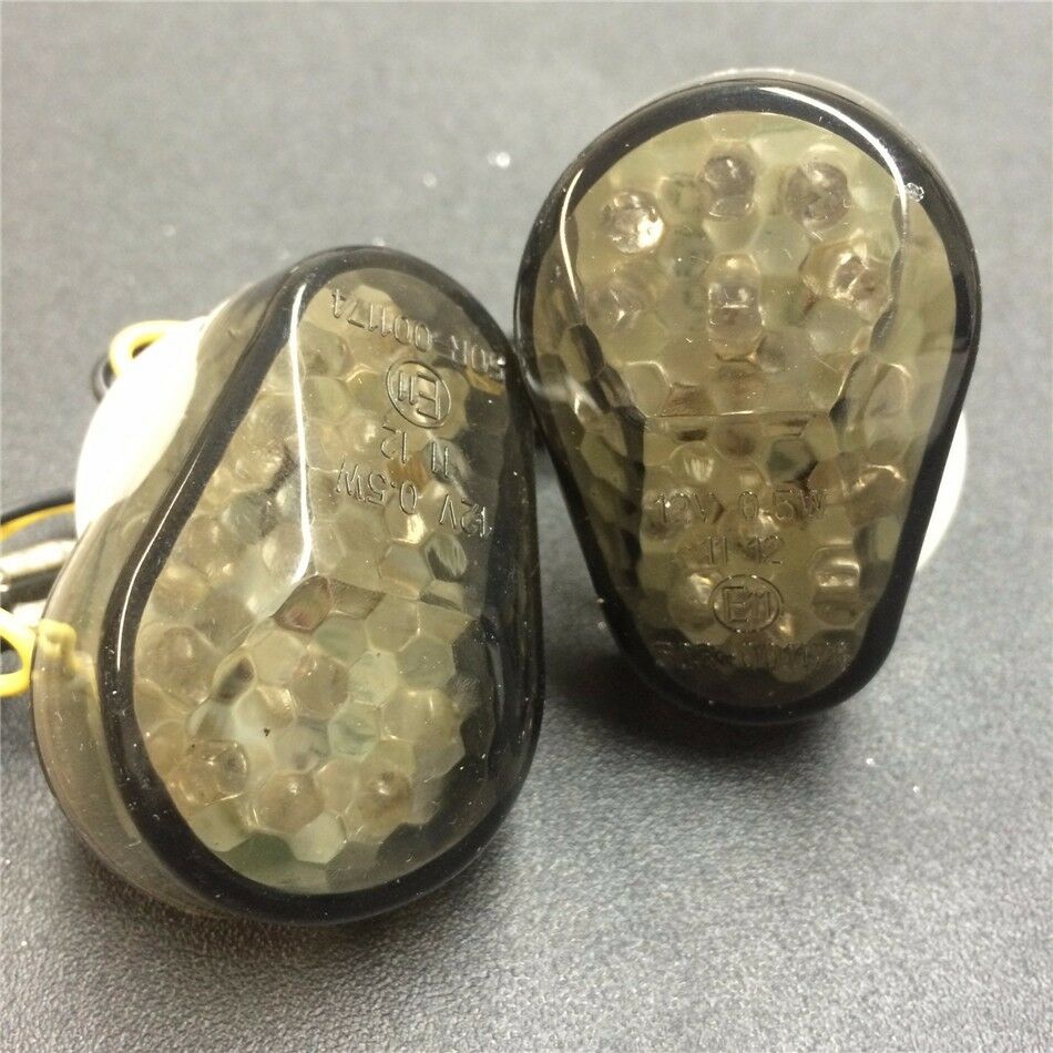New SmokeLed Turn Signals Lights For Kawasaki Zx6R Zx7R Zx9R Zx10R Zx12R Zzr600