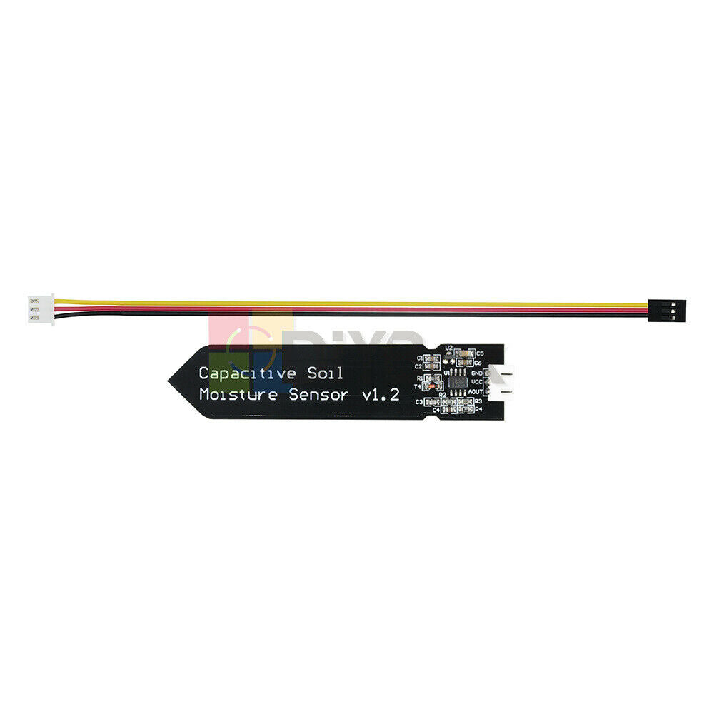3.3V-5.5V Capacitive Soil Moisture Sensor V1.2 Corrosion Resistant +Analog Cable