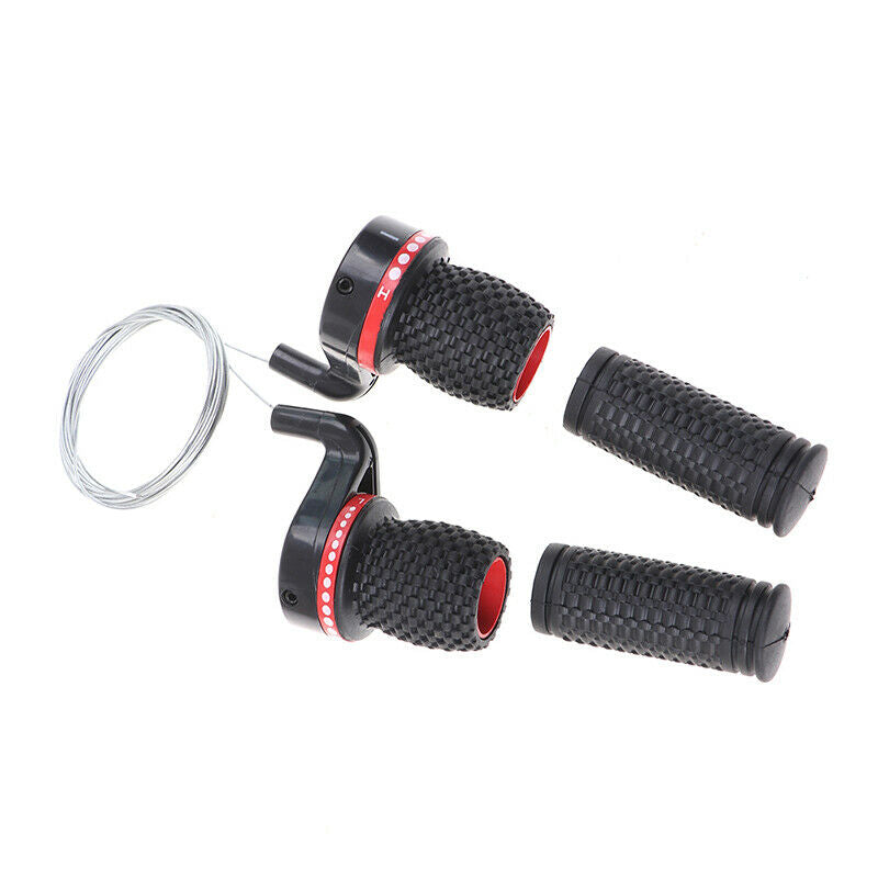 1 Pair Twist Cycling Gear Shifters Bike Grip Speed Conjoined DIP DerailleurBDAU