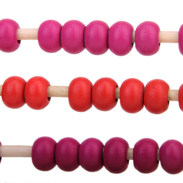 Wooden Abacus 100 Beads Counting Number Preschool Kids Math Learning Aid