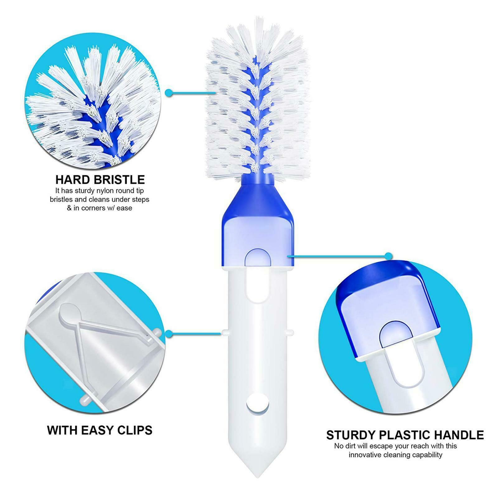 Swimming Pool Brush Pond Floor with Clips Suitable Most Kinds of Bathroom