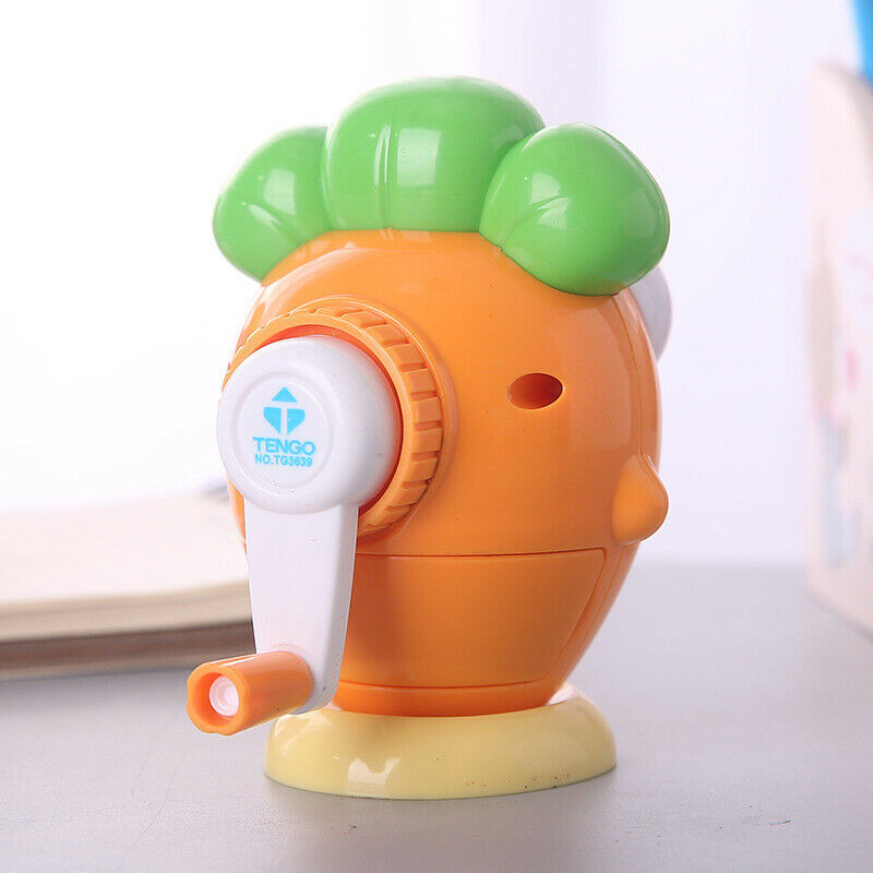 Desktop Rotating Novelty Radish Pencil Sharpener Metal Can Pencil Sharpener