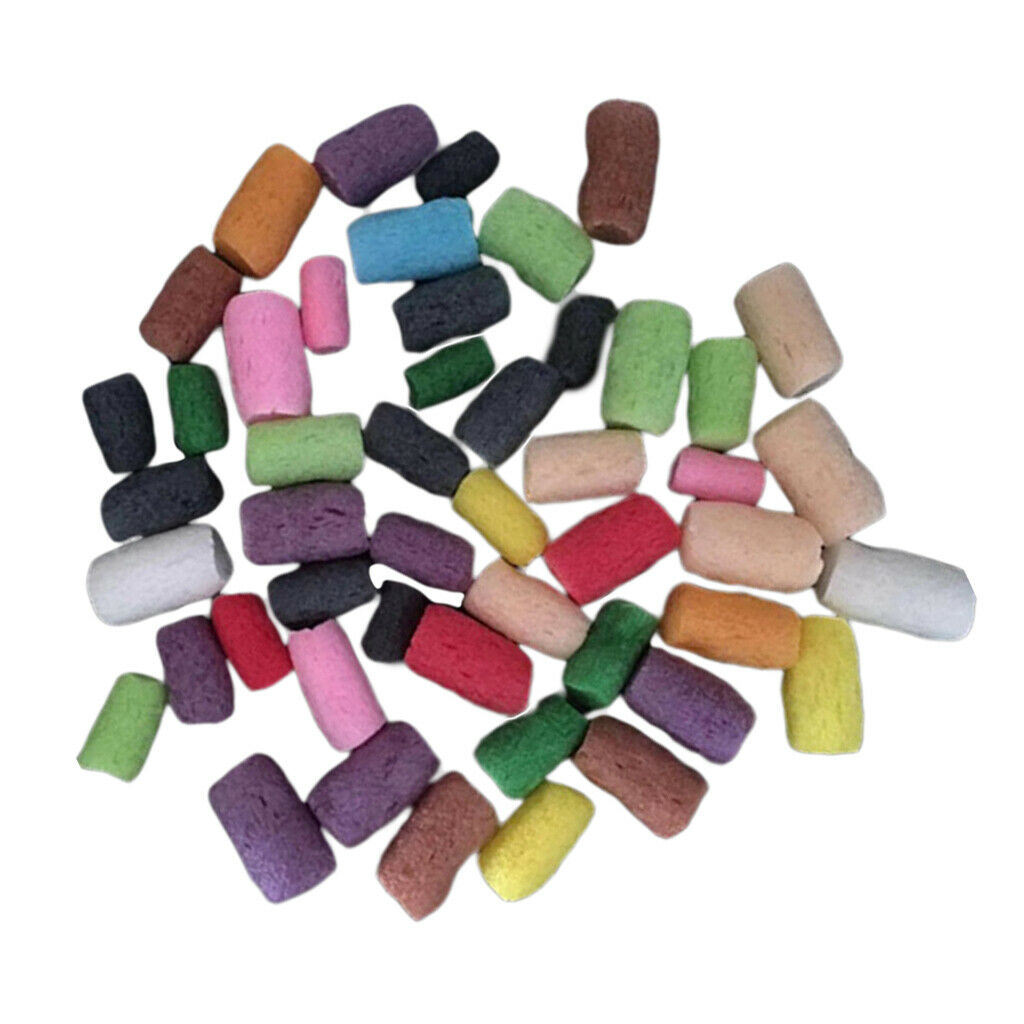 55Pcs/Bag Fishing Nuggets Water Soluble Colorful PVA Foam Fishing Tackles