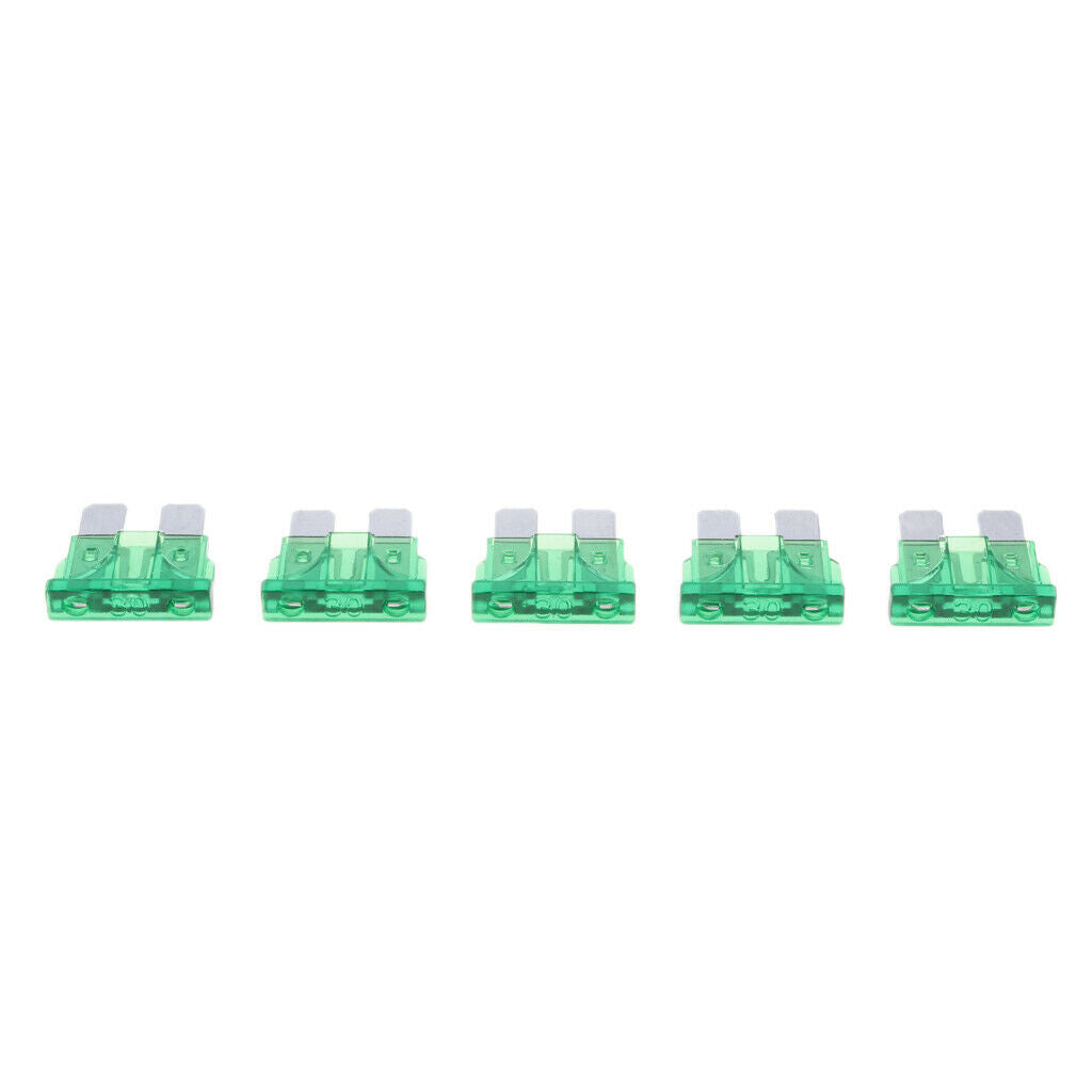 5 Set Car Truck Caliber Waterproof Atc Line Fuse Holder with 30amp Fuses