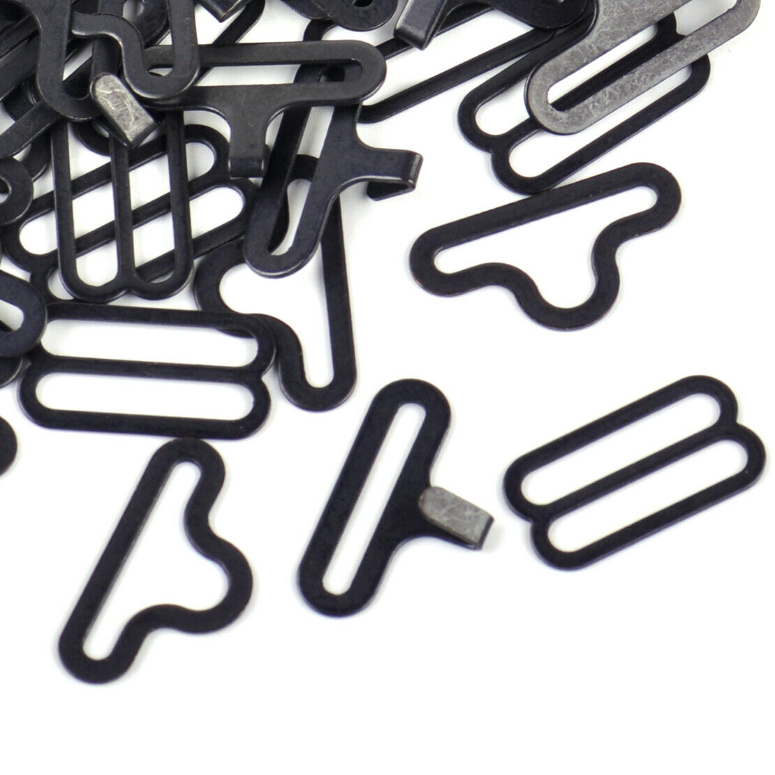 New 50 Sets Bow Tie Strap Cravat Copper Clip Fastener Hook Hardware Adjuster An