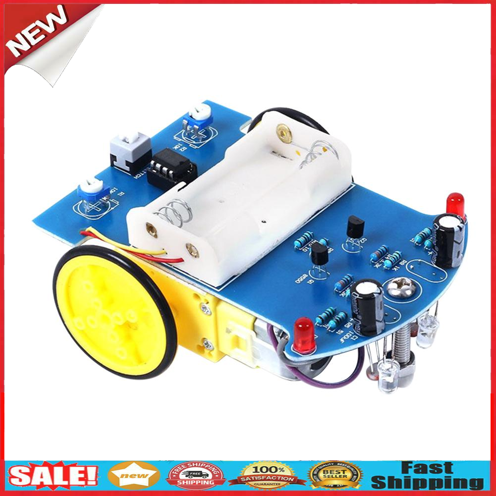 D2-1 Intelligent Tracking Line Smart Car Kit TT Motor Electronic DIY Kit @