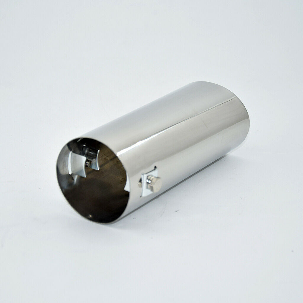 64mm Stainless Steel Car SUV Exhaust Muffler Tip 152mm