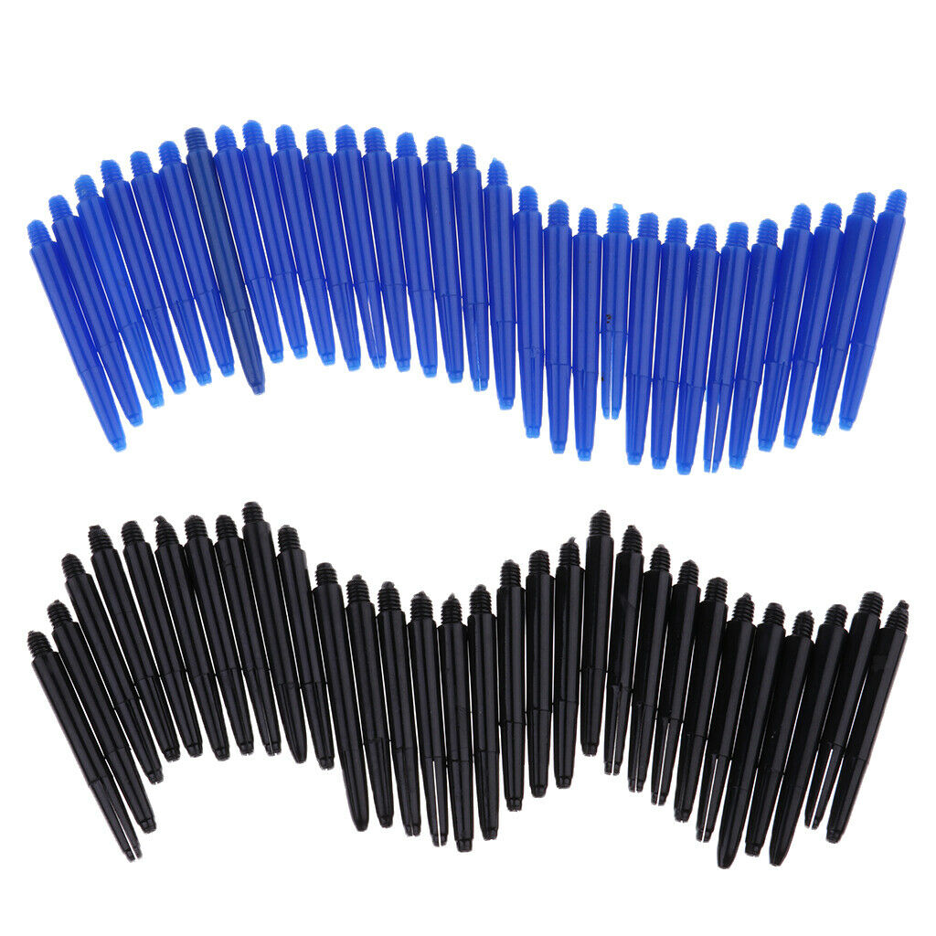 60pcs Pro Nylon  Rods Medium Shaft Rods 43mm - 2 Colors