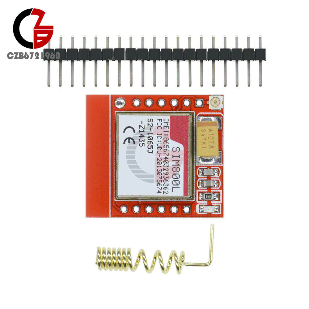 10PCS Smallest SIM800L GPRS GSM Module Card Board Quad-band Onboard TTL Port CZ