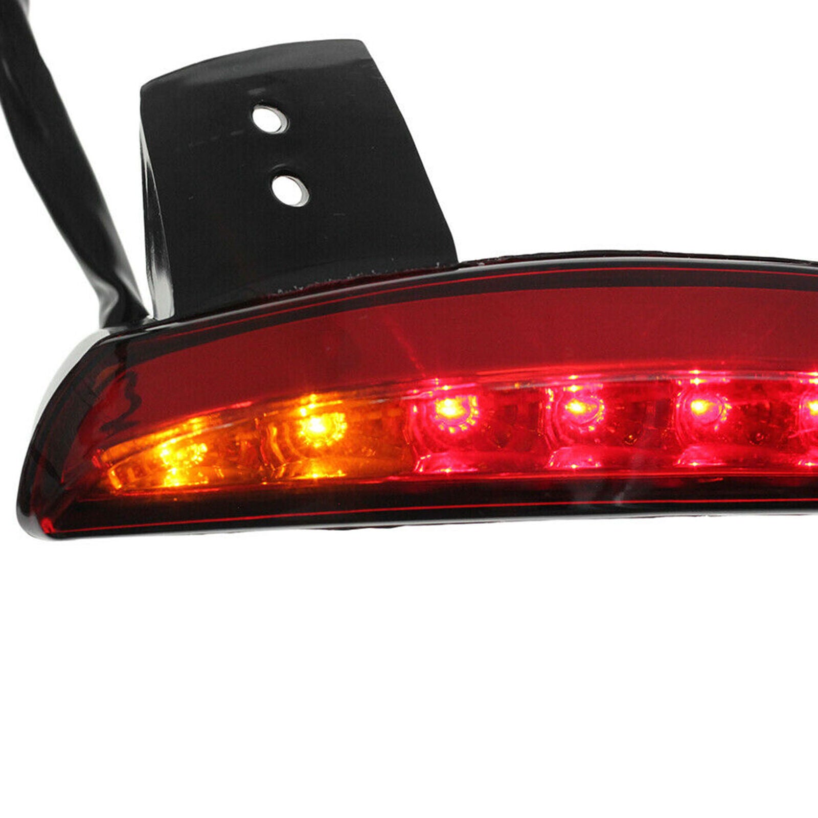 New Led Motorcycle Tail Light Cafe Racer Rear Fender Edge Brake 1x