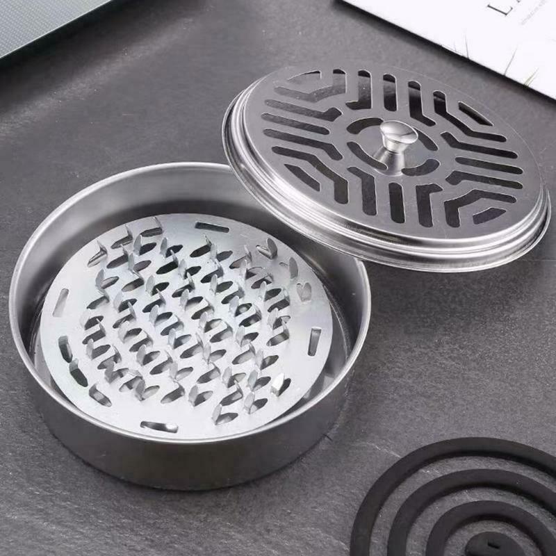 Mosquitoes Coils Holder Stainless Steel Repellant Rack Mosquitoes Incense Burner