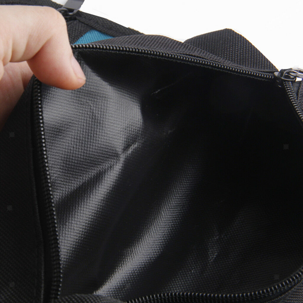 Waterproof Oxford Fabric Bag Electrician Roll Up Repairing Tool BagS Blue