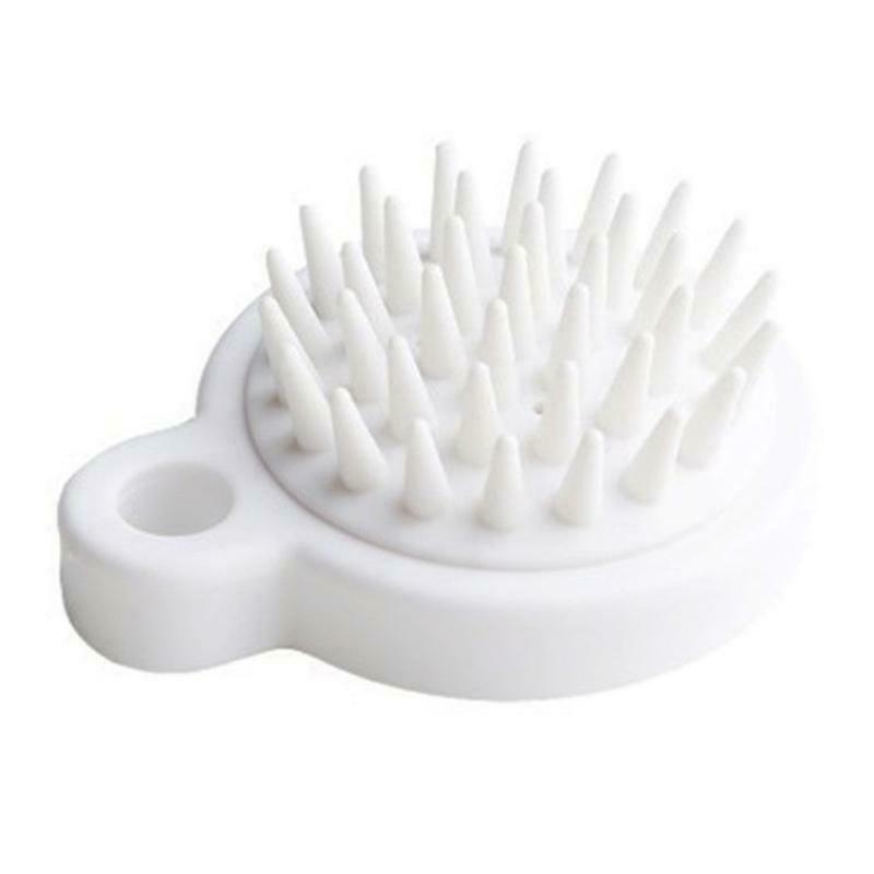 Silicone Head Body Scalp Massage Brush Comb Shampoo Hair Washing Comb Shower