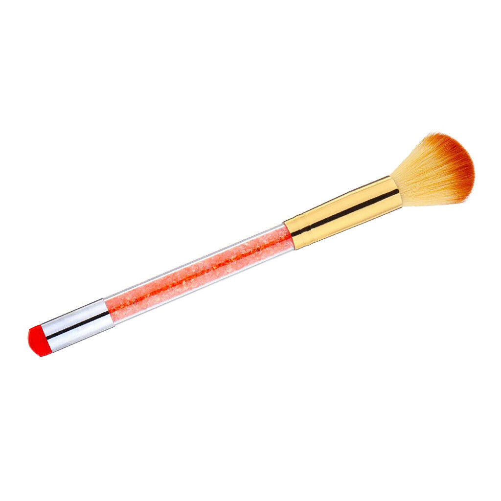 Hair Cutting Brush Neck Duster Barbers Hairdressing Dust Clean Tool Red
