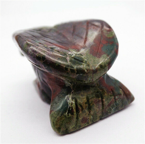 50x30x25mm Natural Dragon Blood Stone Carved Eagle Decoration Statue HH8079