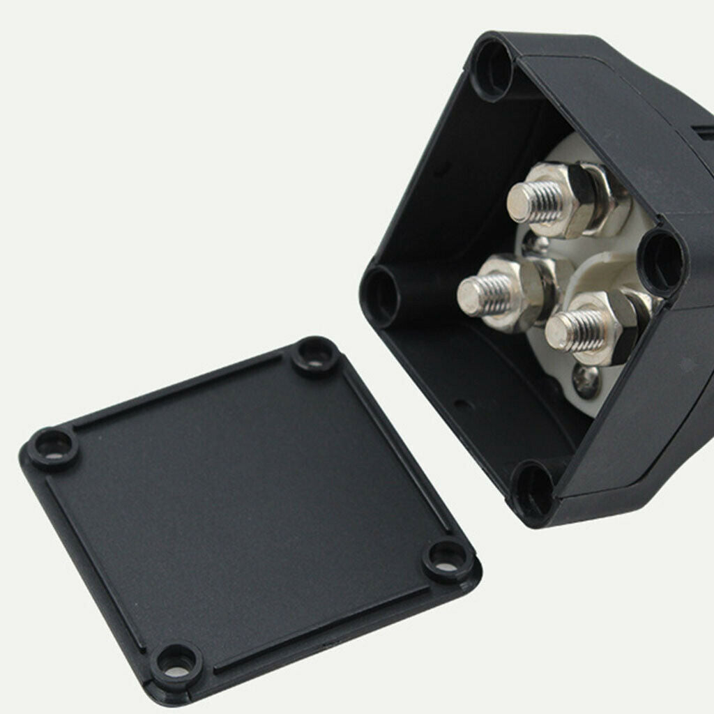 Dual Battery Selector Switch Off 3 Speed Disconnect Switch Marine Boat 60A