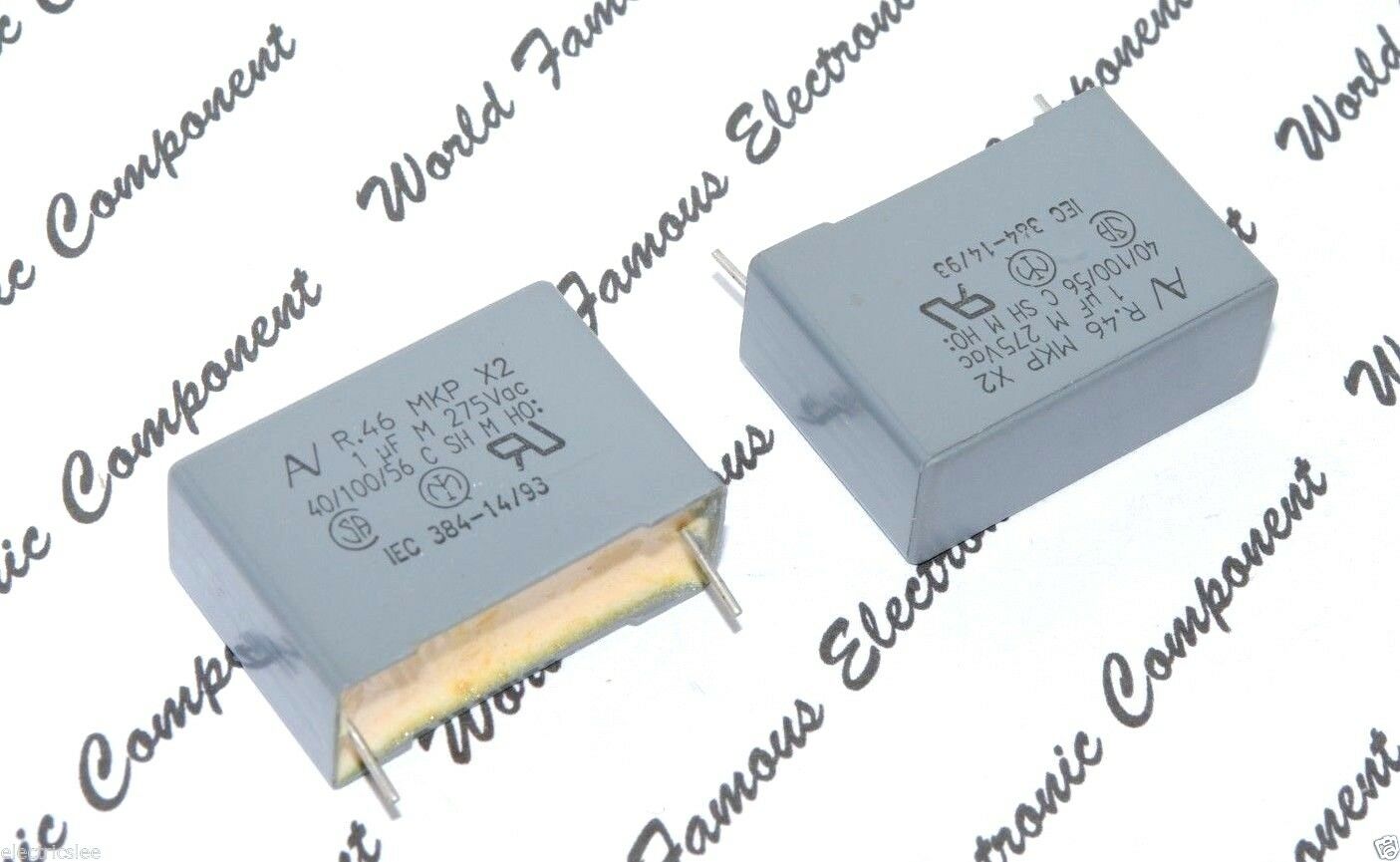 4pcs - ARCOTRONICS 1uF (1µF) 275V R.46 MKP-X2 pitch:27.5mm Capacitor
