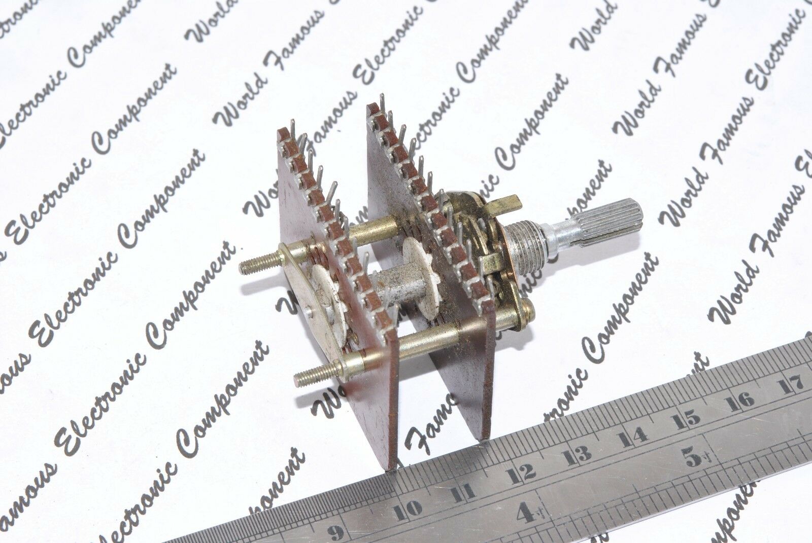 1pcs - TEIKOKU TSUSHIN Rotary 2-Wafer 4-Pole 3-Position CCL-7AC-B / Switch