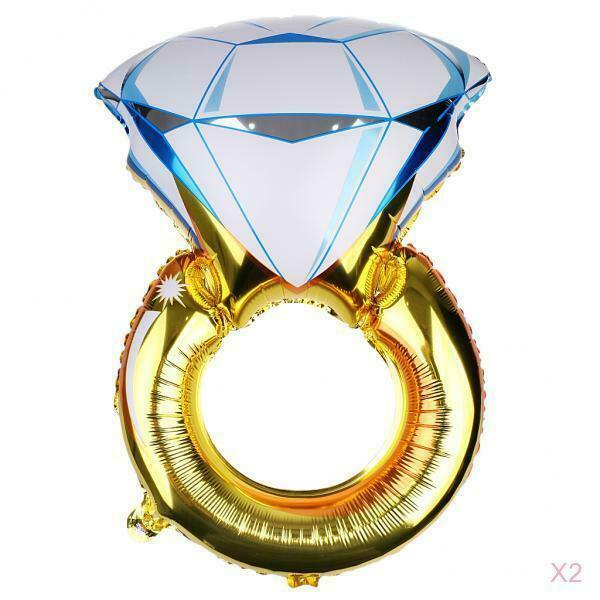 2pcs Diamond  Foil Balloon Air Balloon Helium Balloon for Wedding