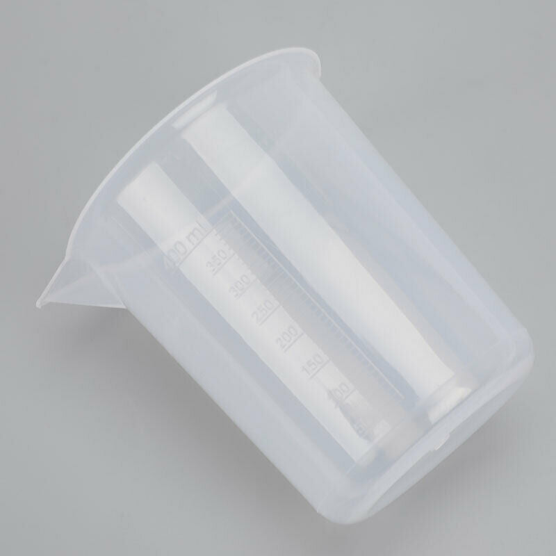 400mL Plastic Measuring Cup For Laboratory Beaker Graduated Cup Kitchen B.l8