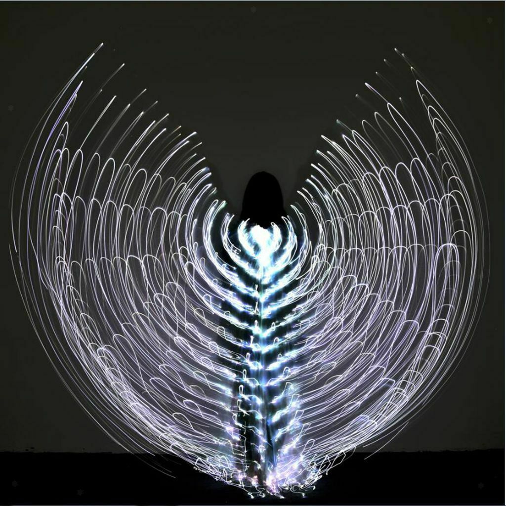 LED Isis  Belly Dance Luminous Performances Dancing Costume Egypt