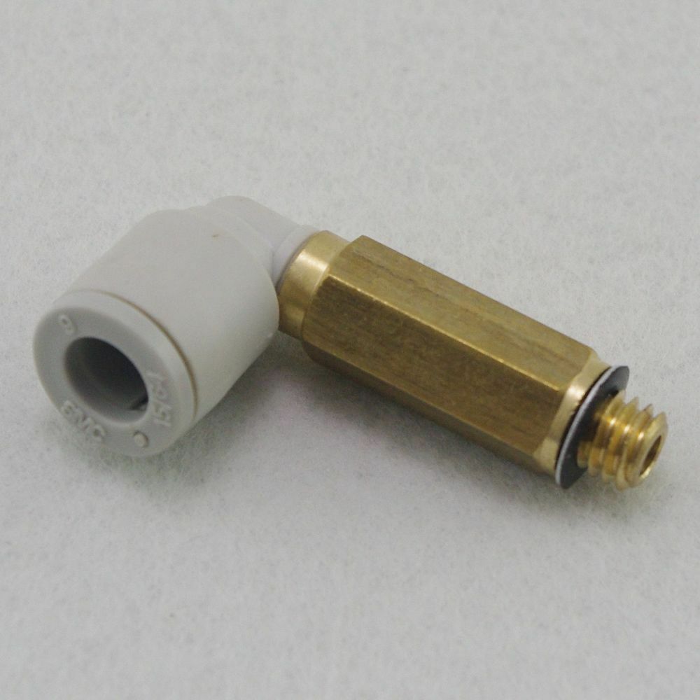 LOT5 Push In Connector Male Extended Elbow 4mm To M5 Replace SMC KQ2W04-M5